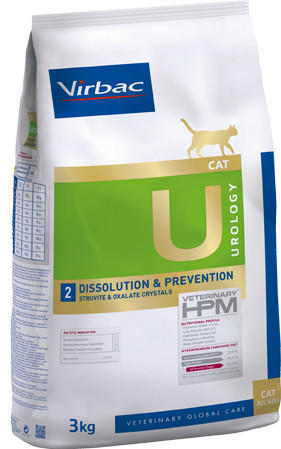 Virbac Veterinary HPM Cat Urology U2-Dissolution & Prevention Trockenfutter 7kg