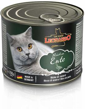 LEONARDO Cat Food Nassfutter Reich an Ente 200g