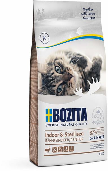 Bozita Indoor & Sterilised Grain free Reindeer 10kg
