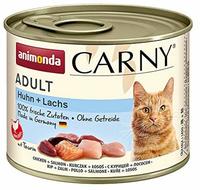 animonda Carny Adult 6 x 200 g - Huhn & Lachs (Katzenfutter), Grundpreis: &euro; 4,58