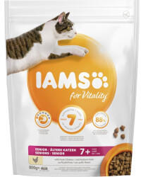 IAMS Cat for Vitality Senior 7+ mit frischem Huhn 800g