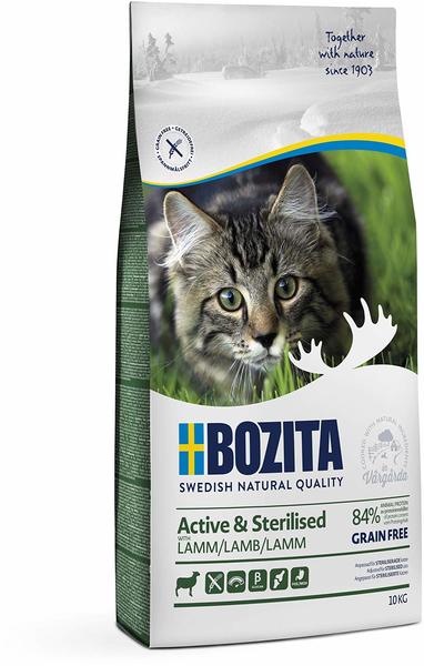 Bozita Active & Sterilised Grain free Lamb 10kg