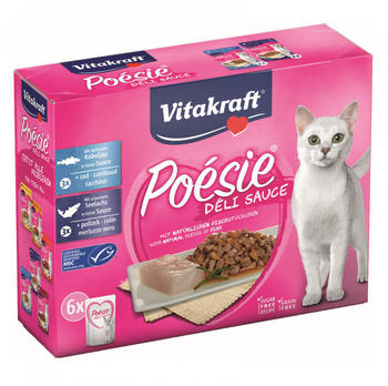Vitakraft Poésie Déli Sauce Multipack Fisch 6 x 85g