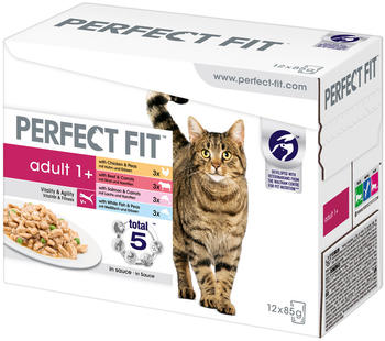 Perfect Fit Cat Adult 1+ Nassfutter Mix 12x85g