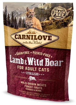 Carnilove Lamb & Wild Boar Sterilised Cat Adult 6kg