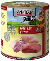 MAC's - Cat - Kitten Kalb & H&uuml;hnerherzen | 6 x 800 g, Grundpreis: &euro; 3,81...