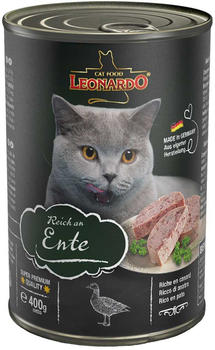 LEONARDO Cat Food Nassfutter Reich an Ente 800g