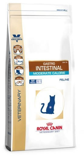 Royal Canin Veterinary Feline Gastro Intestinal Moderate Calorie Trockenfutter 2kg