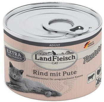 Landfleisch Cat Adult Pastete Rind mit Pute 195g