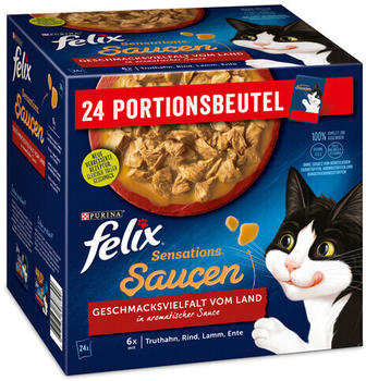 Felix Sensations Saucen Geschmacksvielfalt vom Land 24x85g