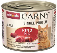 animonda Carny Single Protein Adult 6 x 200 g - Rind pur (Katzenfutter),...