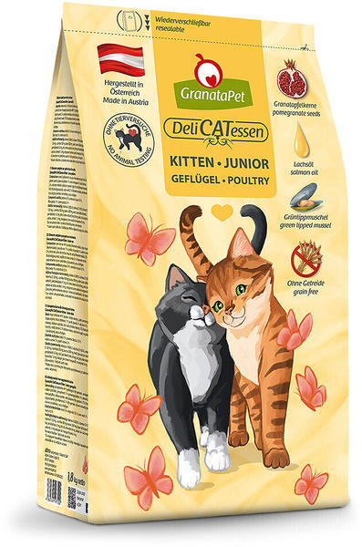 GranataPet DeliCatessen Kitten / Junior Geflügel 9kg
