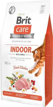 Brit Care Cat Grain-Free Indoor Anti-Stress 2kg Brit Care Cat Grain-Free Indoor Anti-Stress 2kg