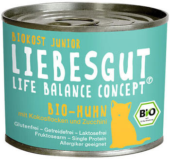 Liebesgut Bio Huhn mit Kokos und Zucchini 200g