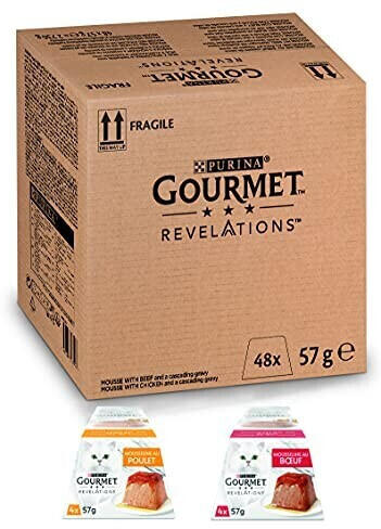 Purina Gourmet Revelations Mousse Rind & Huhn 48x57g