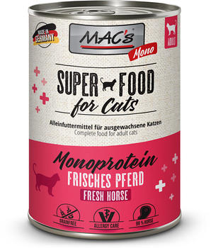 MAC's Cat Nassfutter Monoprotein Frisches Pferd 400g