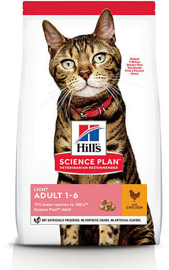 Hill's Science Plan Feline Adult Light Huhn 10kg