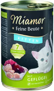 Miamor Feine Beute Kitten Geflügel 400g