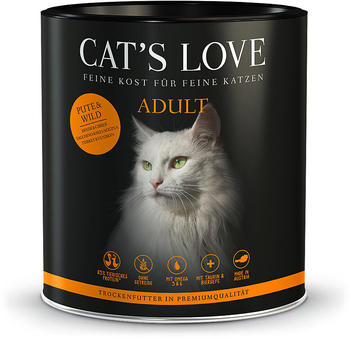 Cat's Love Adult Pute und Wild Trockenfutter 400g
