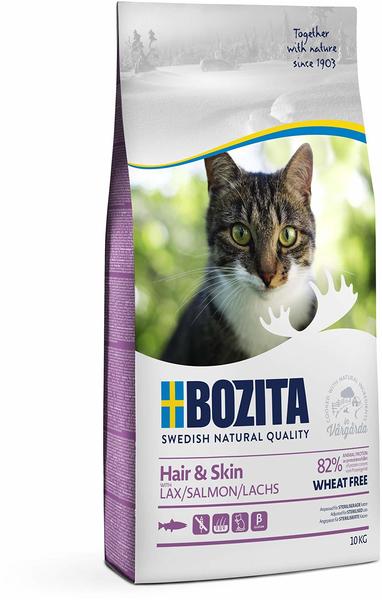 Bozita Cat Hair & Skin weizenfrei Lachs Trockenfutter 10kg