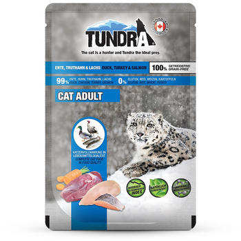 Tundra Cat Adult Nassfutter Ente, Truthahn & Lachs 85g
