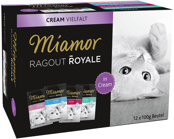 Miamor Ragout Royale Cream Vielfalt Multipack 12x100g