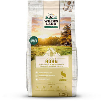 Wildes Land Classic Adult Huhn mit Gem&uuml;se und Wildkr&auml;utern 1,2kg