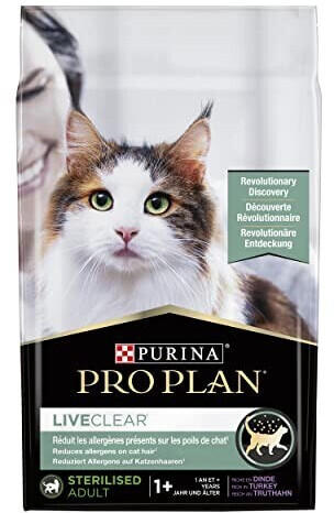 Purina Cat Pro Plan LiveClear Sterilised Adult Truthahn Trockenfutter 7kg