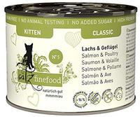 Catz finefood Nassfutter Katze Classic Adult No. 5 Lachs 6x200 g 1,2 kg,...
