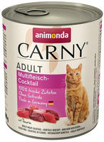 animonda Carny Adult 6 x 800 g - Pute, Huhn & Shrimps (Katzenfutter), Grundpreis: