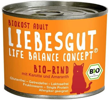Liebesgut Bio Rind mit Karotten und Amaranth 200g