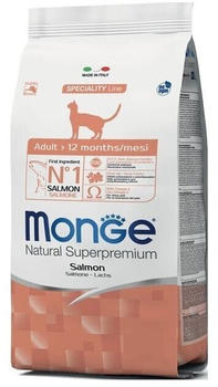 Monge Natural Superpremium Adult Lachs Katzen-Trockenfutter 400g