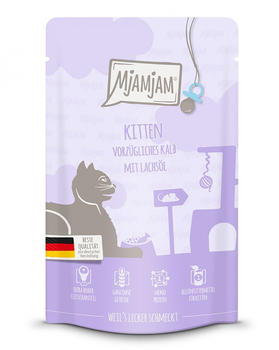 MjAMjAM Vorz&uuml;gliches Kalb mit Lachs&ouml;l Quetschie 125g