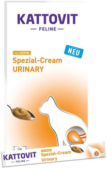 Kattovit Feline Diet Urinary mit Huhn Spezial-Cream 6x15g