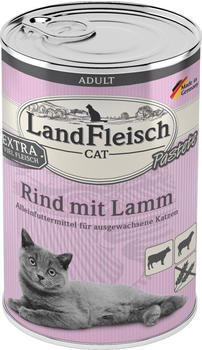 Landfleisch Cat Pastete Rind + Lamm 400g