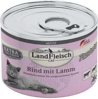 Landfleisch Cat Pastete Rind + Lamm 195g