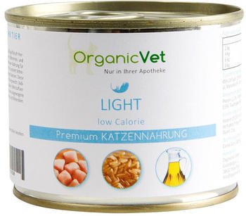 OrganicVet Premium Katzennahrung Light 200g