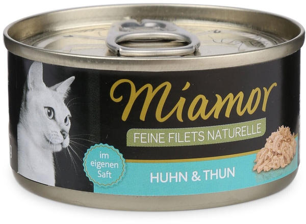 Miamor Feine Filets Naturelle mit Huhn & Thunfisch 80g