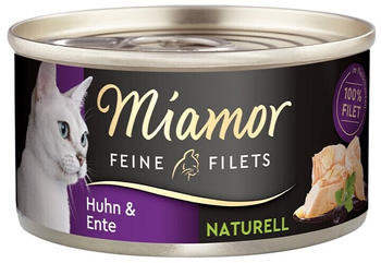 Miamor Feine Filets Naturell Huhn & Ente 80g