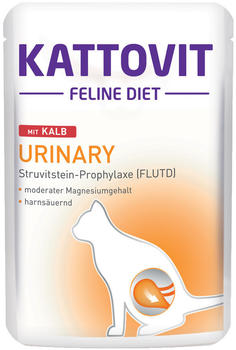 Kattovit Feline Diet Urinary Nassfutter Pouch mit Kalb 85g