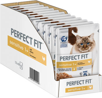 Perfect Fit Cat Sensitive 1+ Nassfutter mit Huhn 12x 85g