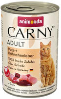 animonda Carny - Dose - Adult - Pute + H&uuml;hnchenleber | 6 x 400 g, Grundpreis: &euro;