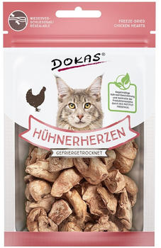Dokas Katzensnack Hühnerherzen gefriergetrocknet 15g