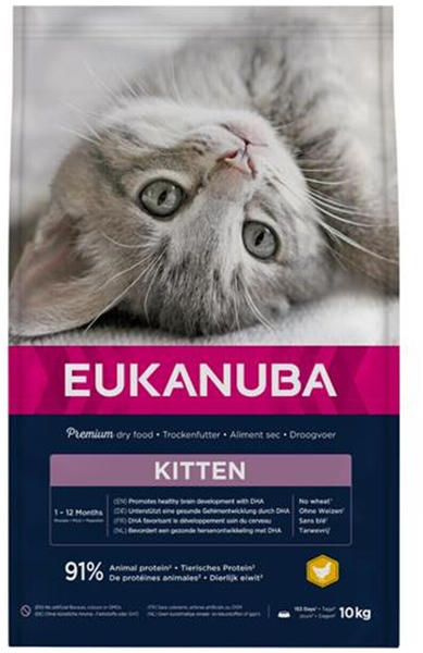 Eukanuba Kitten premium Trockenfutter mit Huhn 10kg