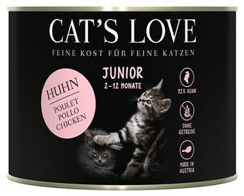 Cat's Love Junior Huhn Pur Katzen-Nassfutter 200g