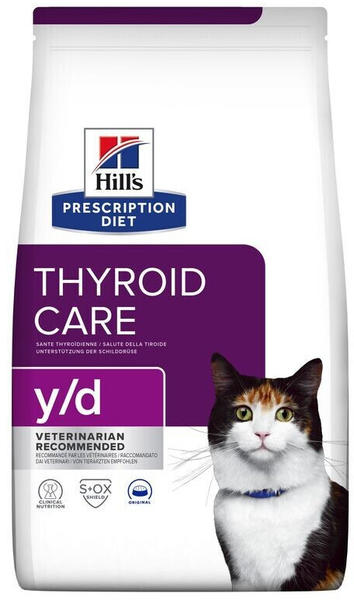 Hill's Pet Nutrition Hill's Prescription Diet Feline Thyroid Care y/d Trockenfutter 3kg