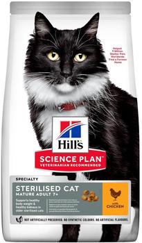 Hill's Sience Plan Feline Adult 7+ Sterilised Trockenfutter mit Huhn 10kg