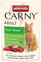 Animonda Carny Katzenfutter - Rind Und Strau&szlig;, 85g