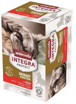 Animonda Cat Integra Protect Urinary Harnstein Nassfutter mit Kalb 6x100g
