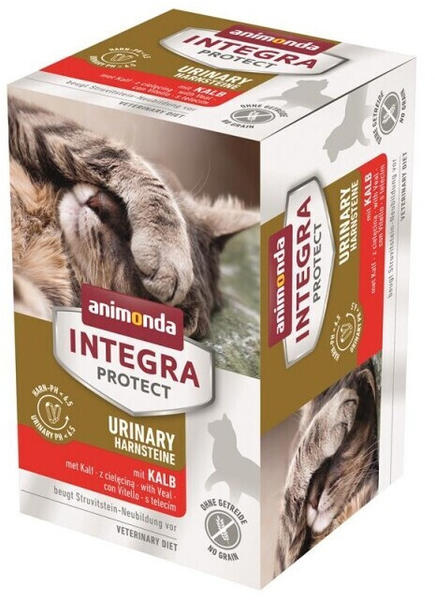 Animonda Cat Integra Protect Urinary Harnstein Nassfutter mit Kalb Test  Weitere ANIMONDA PETFOOD Katzenfutter bei Testbericht.de